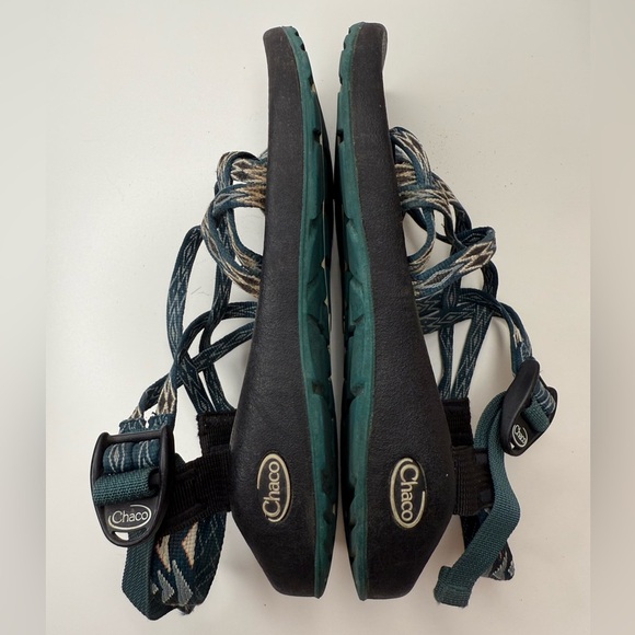 Chaco ZX2 Classic Angular Teal Sandals Women's Size 8 Outdoor Hiking Camping H2O - Picture 14 of 15
